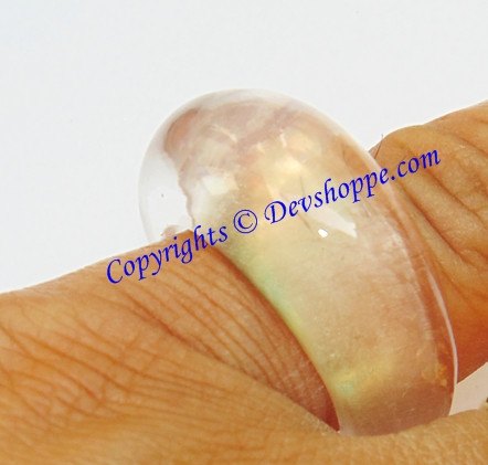 Very high quality Sphatik (Crystal) ring - Devshoppe