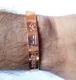 Pure Copper Aum (Om) Namah Shivaya kada (Bracelet) - Devshoppe