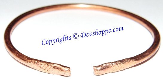 Pure Copper Kada thin size - Devshoppe