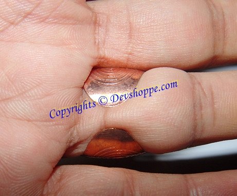 Pure Copper ring with Chakra design engraved on it - Devshoppe