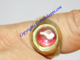 Rare Lucky charm - Very small Dakshinavarti Shankha in brass ring for multiple benefits - Devshoppe