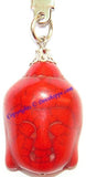 Red Stone Buddha Keychain (Keyring) - Devshoppe