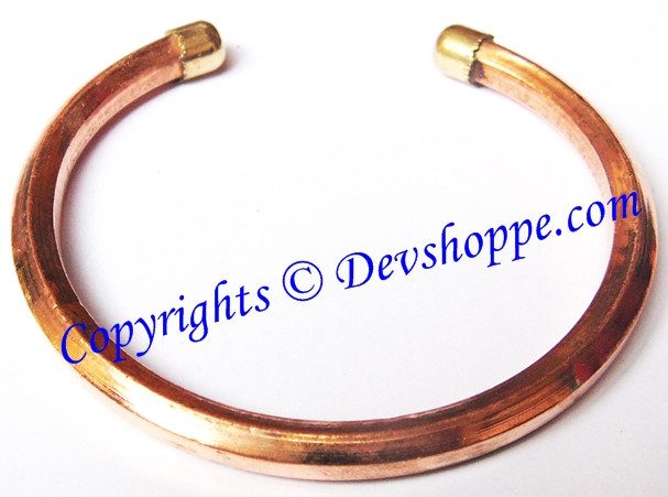 Solid pure Copper Kada - Devshoppe