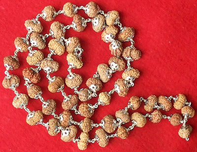 14 Mukhi Javanese Rudraksha Mala / Mahabali Hanuman Mala - Devshoppe