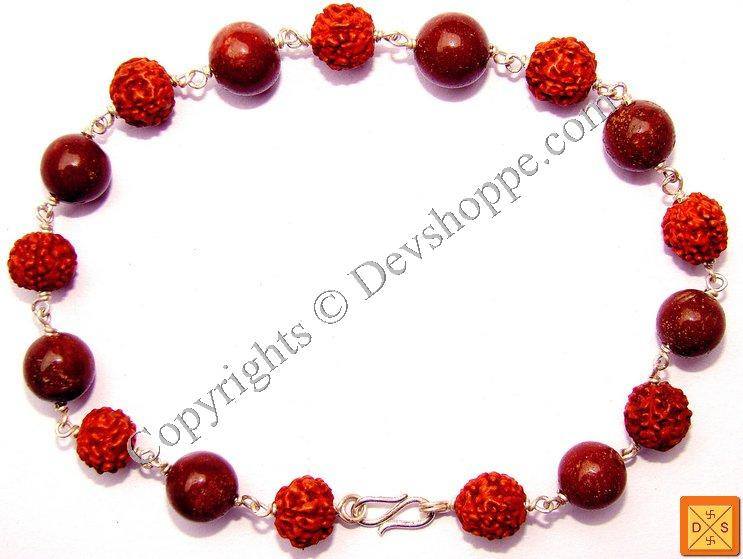 Rudraksha and Jasper Combination Bracelet - Devshoppe