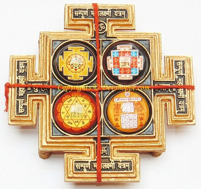 Sampoorna Mahalakshmi Yantra Chowki for wealth and prosperity - Devshoppe