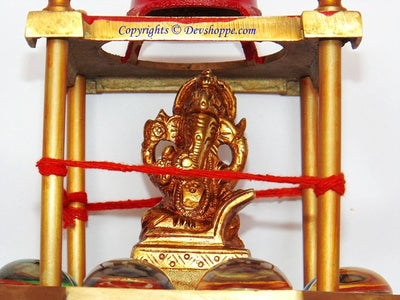 Sri Ashtavinayak ( Eight Ganesha ) Yantra Chowki - Devshoppe