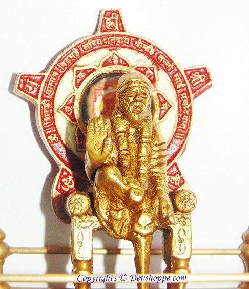 Sri Shirdi Sai Baba Yantra Chowki - Devshoppe