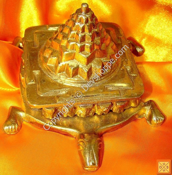 Panchdhatu Kurm Meru Shri Yantra - Devshoppe