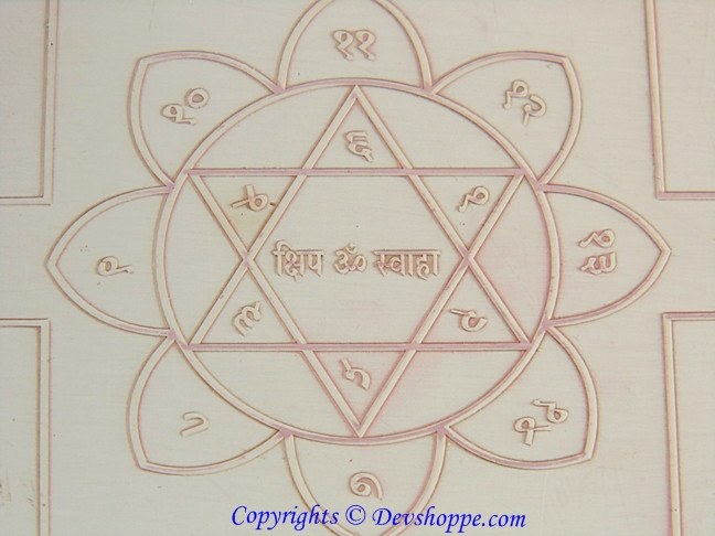 Sri Garuda Poojan yantra on Copper - Devshoppe